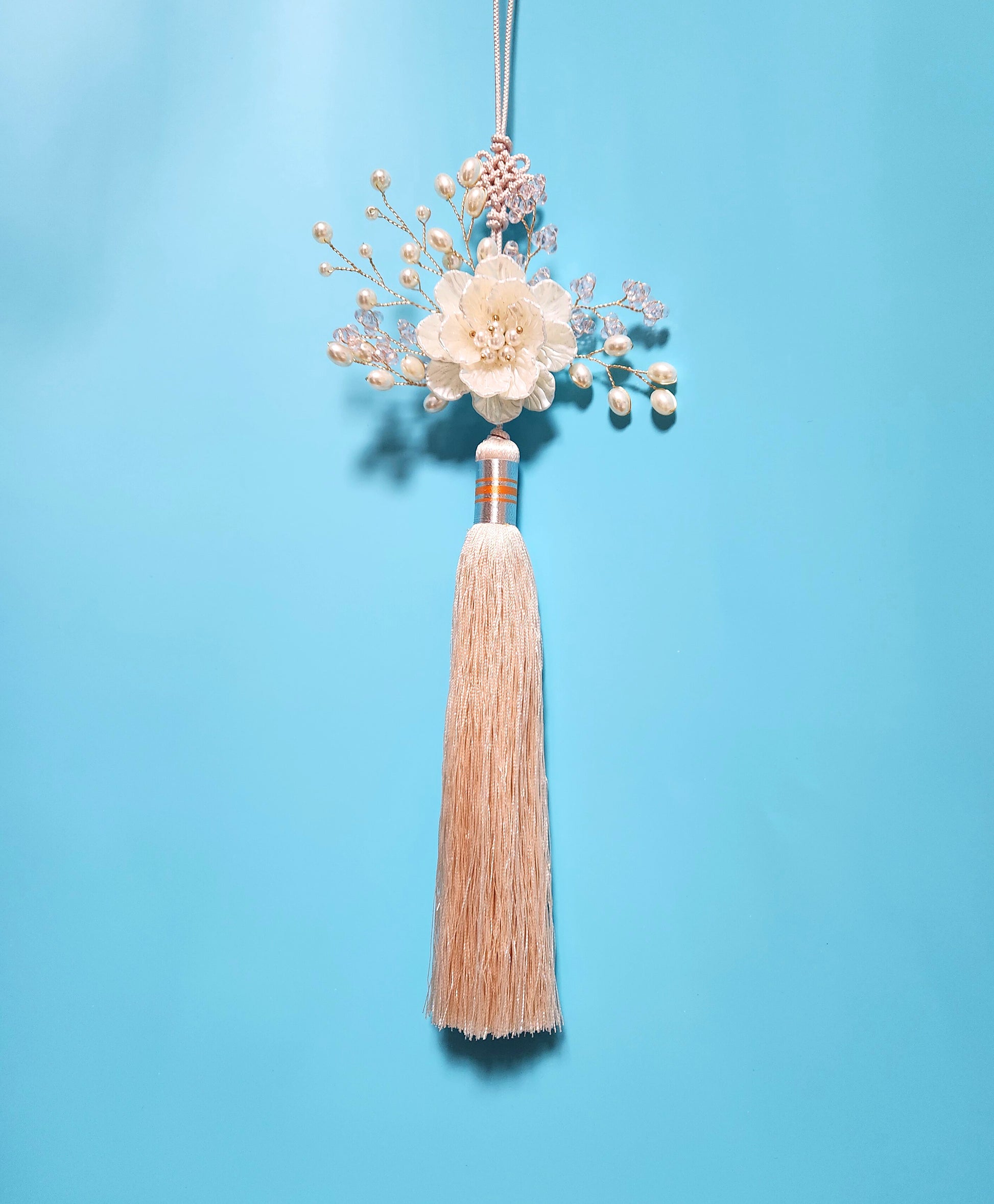 Korean Ornament Flower Design Norigae – Elegant Hanbok & Home Decor (two styles)
