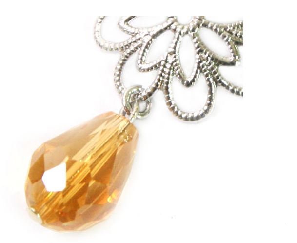 Korean Lotus Crystal Handmade Earrings
