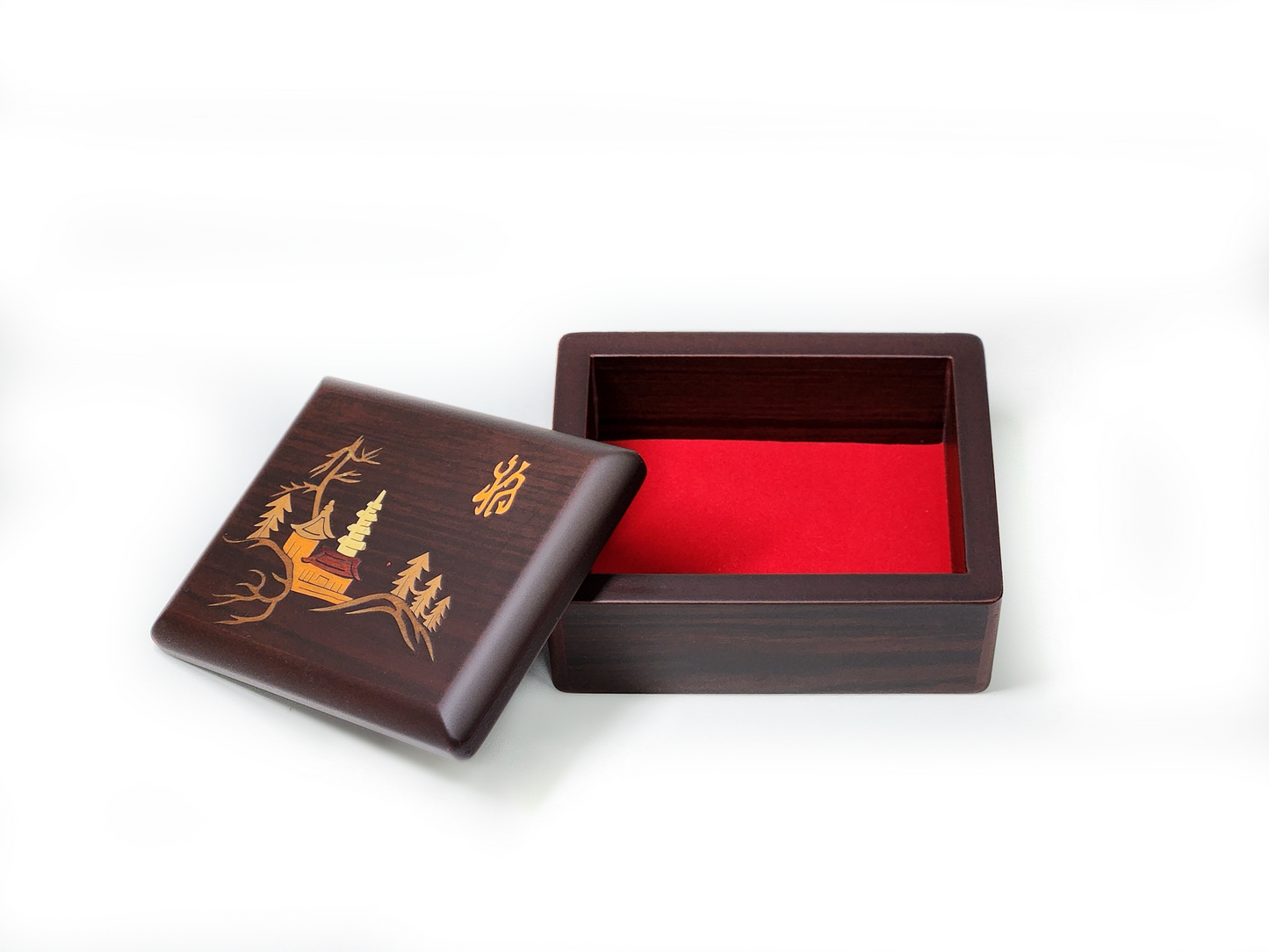 Korean Traditional Design Handmade Wooden Box Multipurpose Box (2 types)