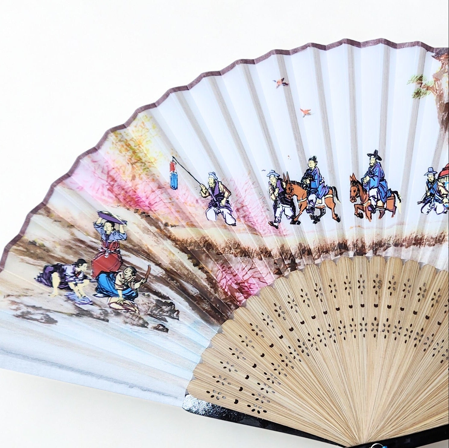 Korean traditional mother of pearl traditional fan (Marriage 결혼)