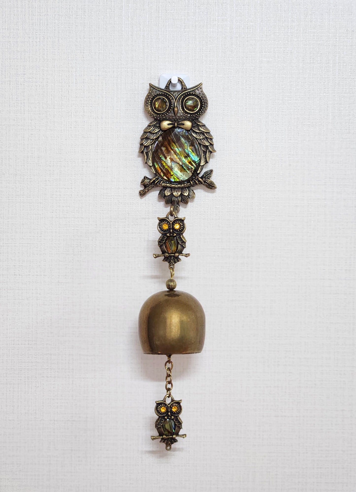 Korean Luxury Najeon Rich Owl Doorbell Wind Bell