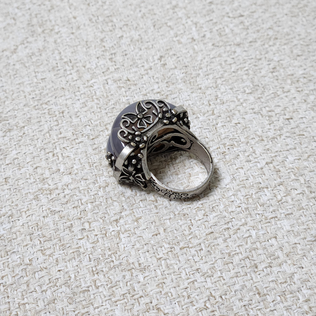 Jade twin hanbok ring butterfly band, korean hanbok accessory