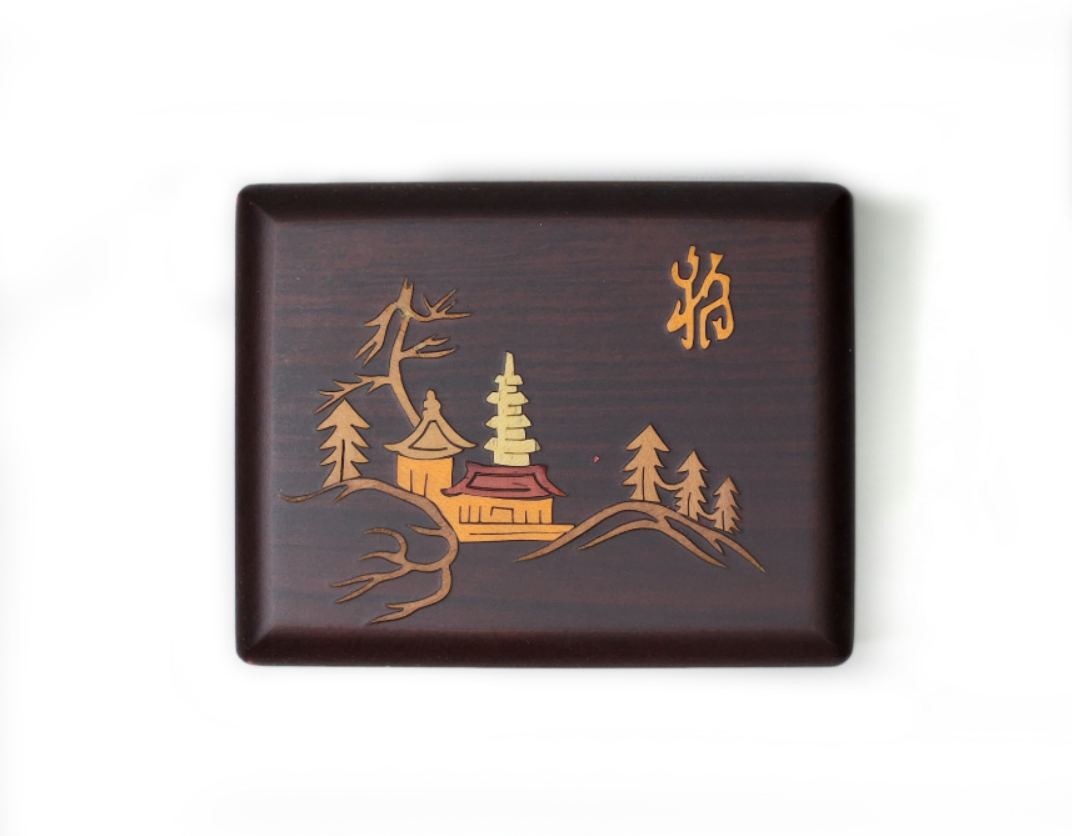 Korean Traditional Design Handmade Wooden Box Multipurpose Box (2 types)