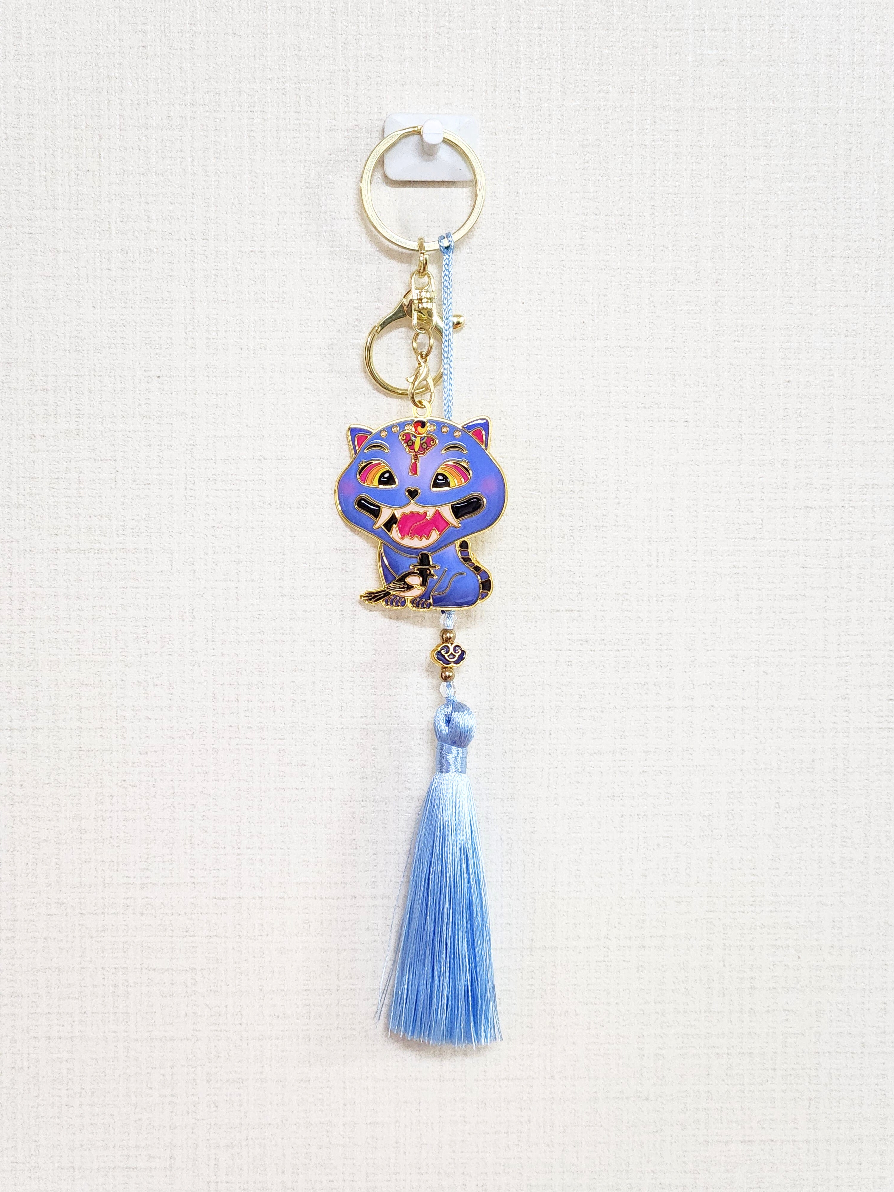 Kpop Demon hunters Derpy Tiger & Korean Norigae Keychains