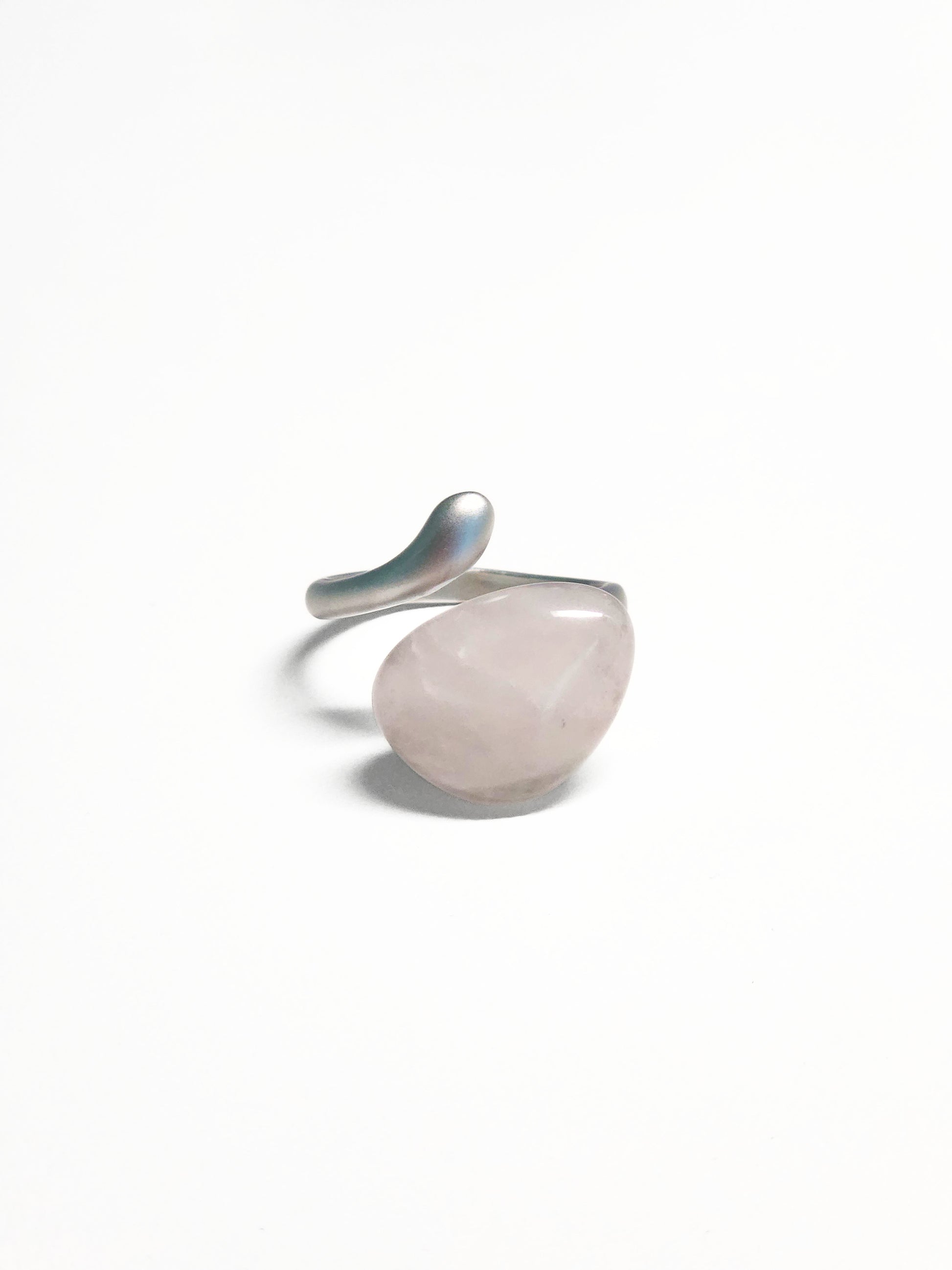 Korean Jade Hanbok Ring - Adjustable Open Band