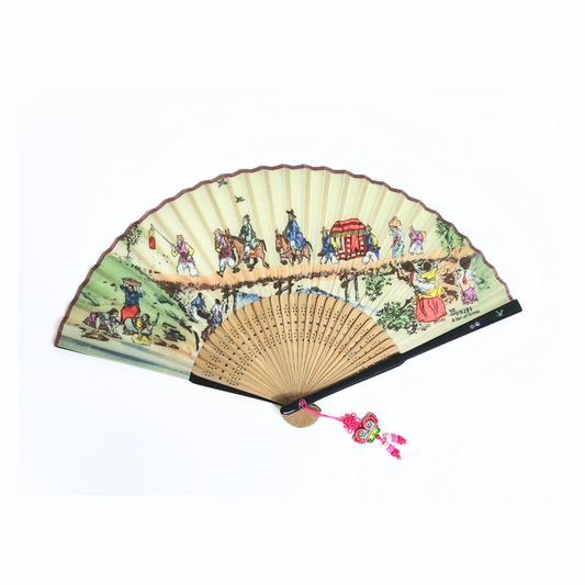 Korean traditional mother of pearl traditional fan (Marriage 결혼)