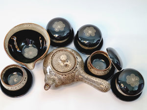 Korean lotus traditional tea set (for 5 people)