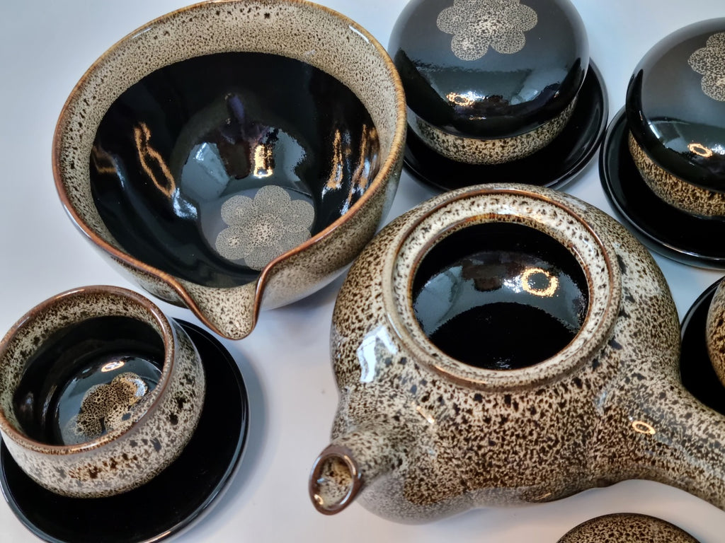 Korean lotus traditional tea set (for 5 people)