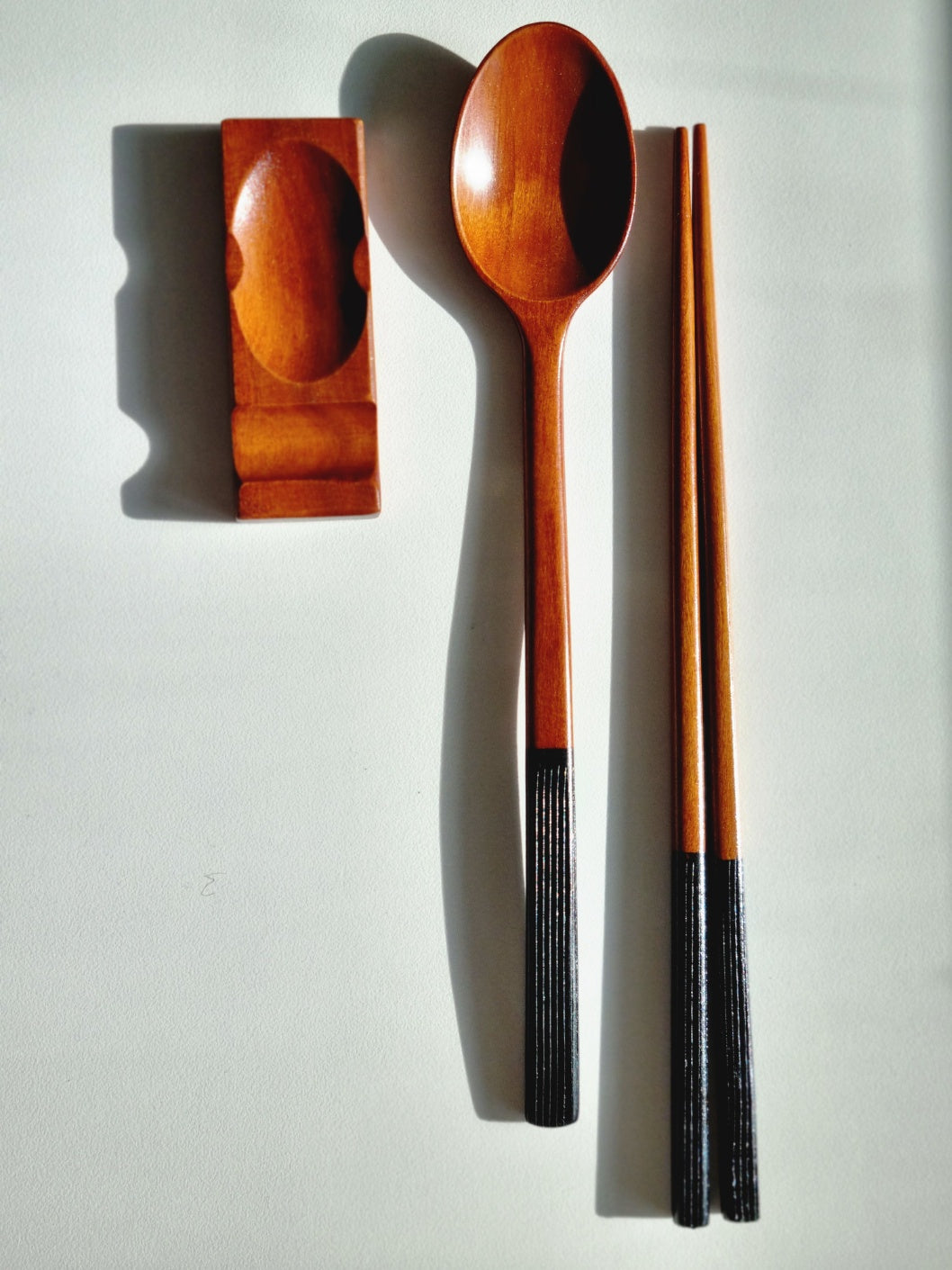 Korean lacquered two-tone spoon&chopstick set