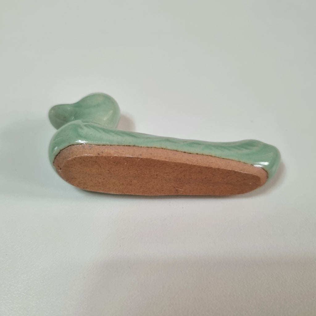 Celadon Duck Spoon, Fork, Chopsticks Rest 2P SET