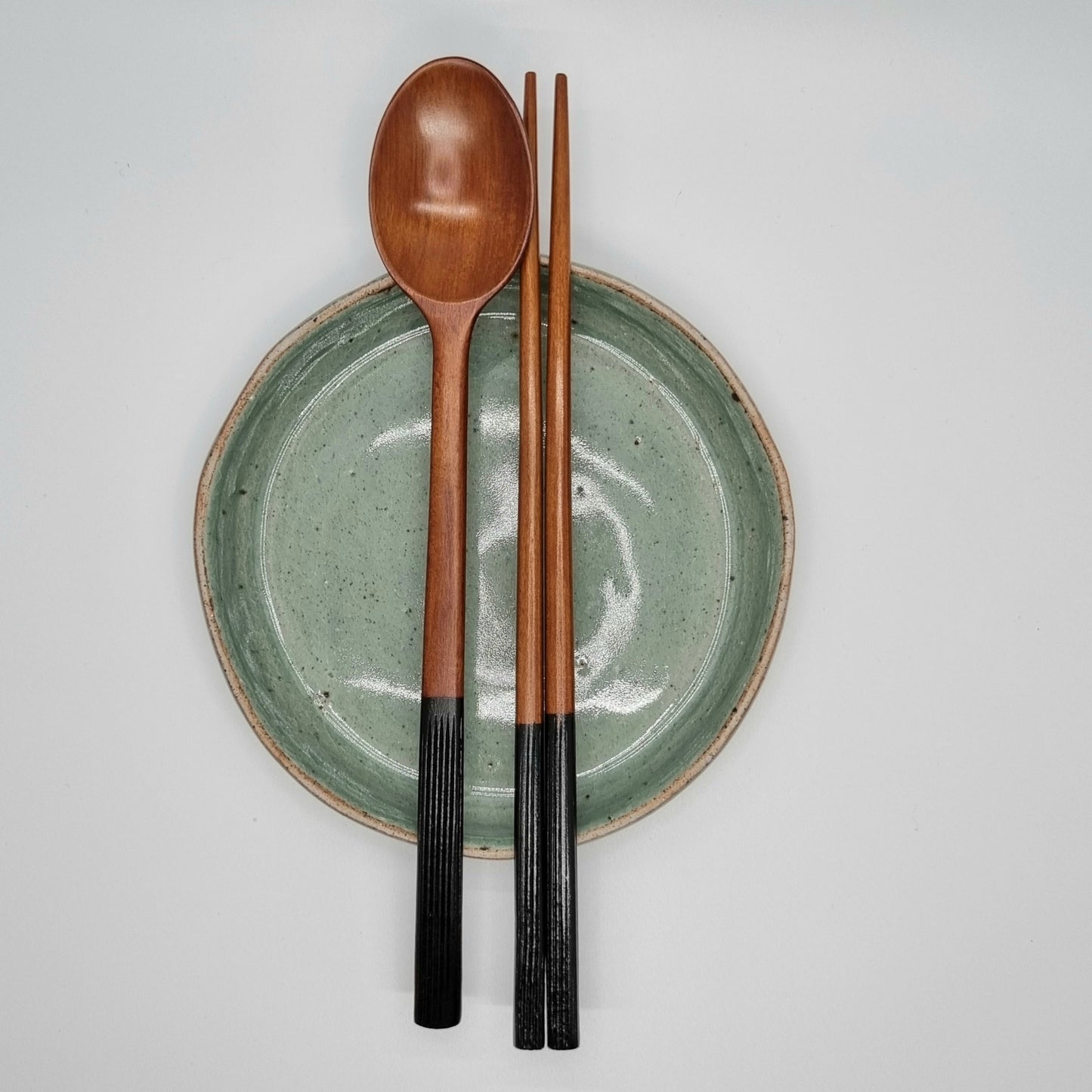 Korean lacquered two-tone spoon&chopstick set