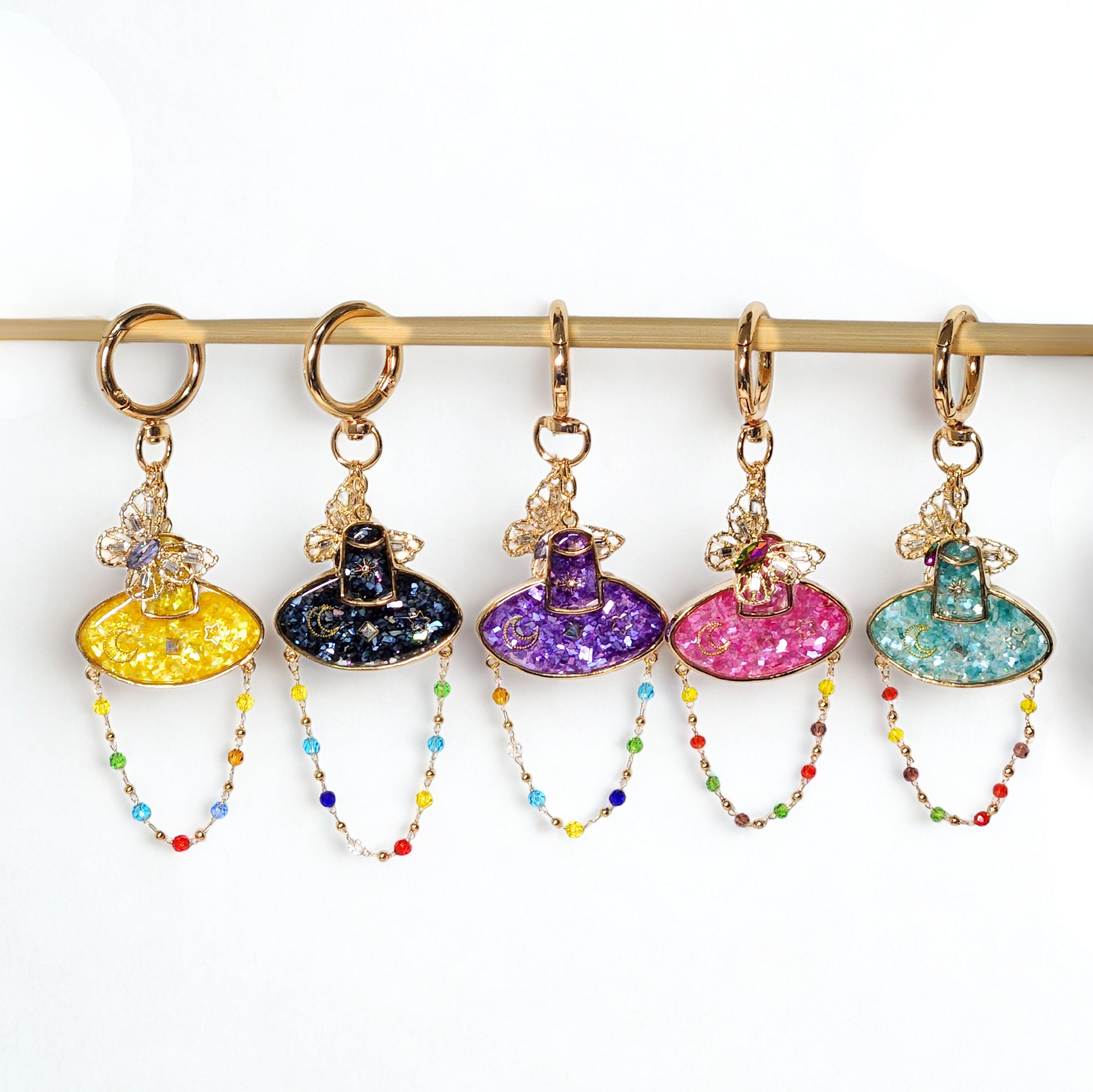 Korean Traditional Hat (갓,Gat) Mother of pearl Key Chains