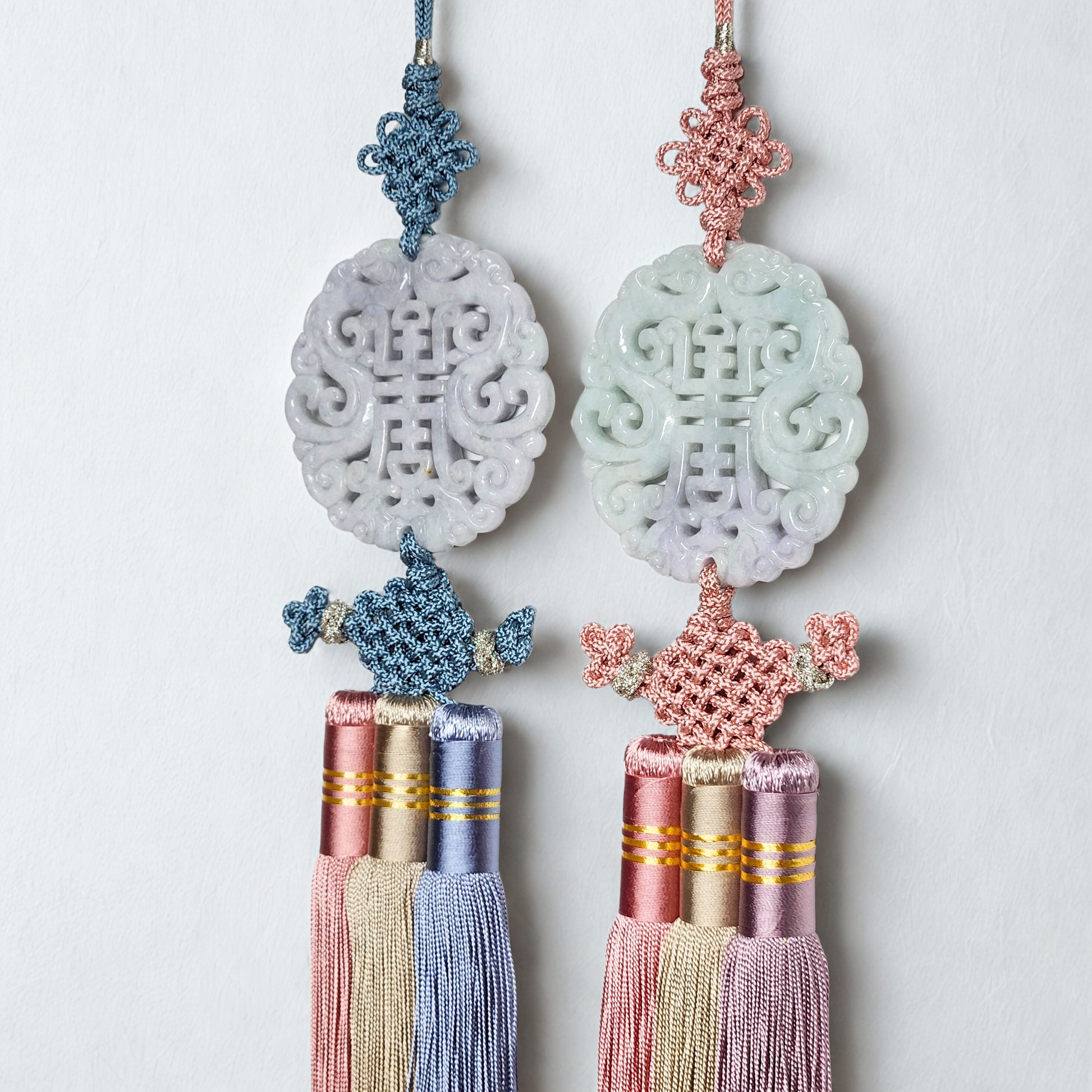 Traditional Korean Ornament Jade Norigae – Elegant Hanbok & Home Decor (two styles)