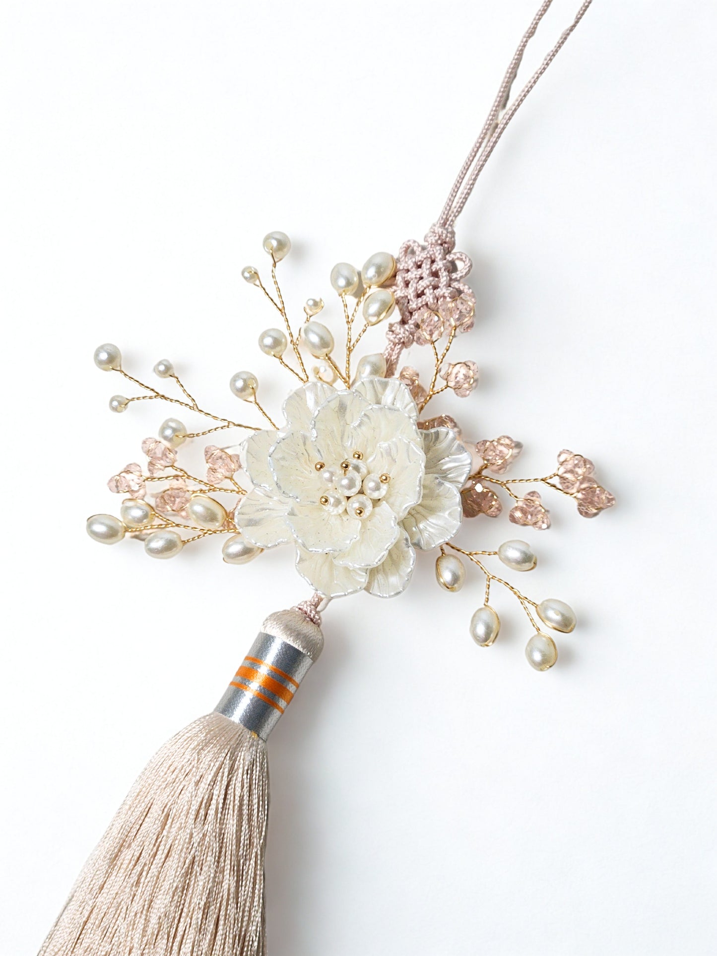 Korean Ornament Flower Design Norigae – Elegant Hanbok & Home Decor (two styles)