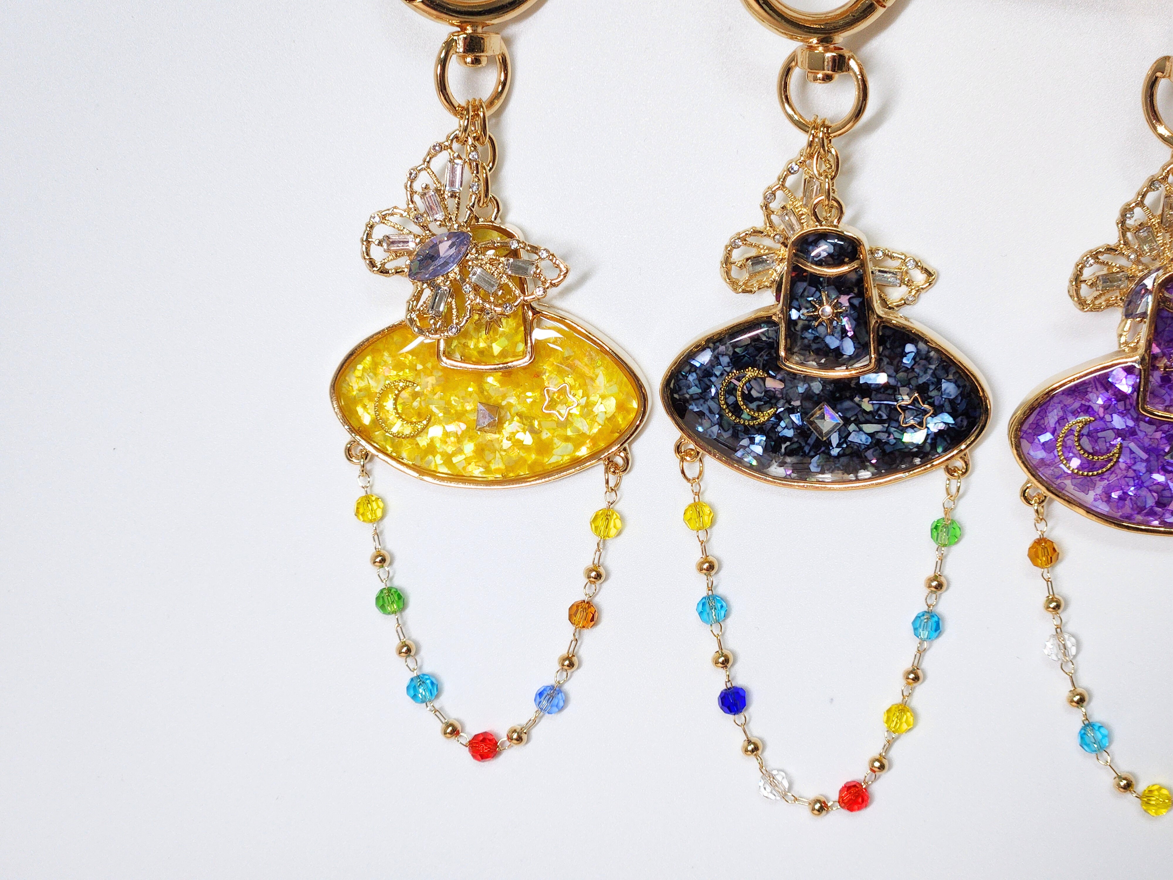 Korean Traditional Hat (갓,Gat) Mother of pearl Key Chains