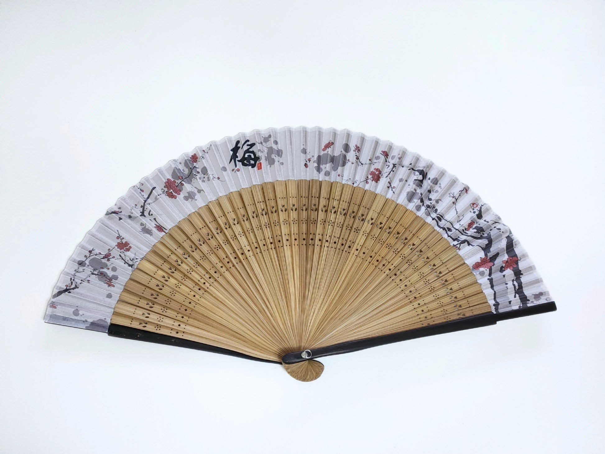 Korean traditional painting hand hanji fan 4 types