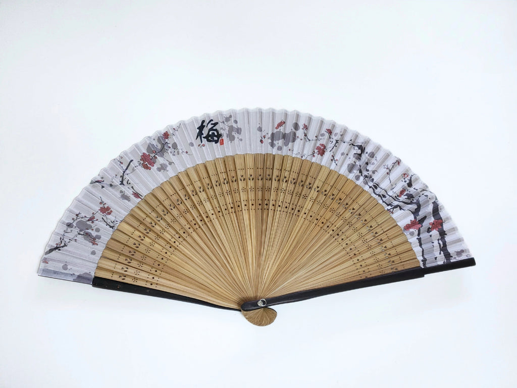 Korean traditional painting hand hanji fan 4 types