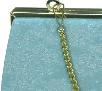 Korean traditional wedding skyblue handbag hanbok clutch bag