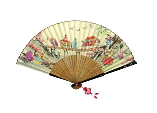 Korean traditional mother of pearl traditional fan (Marriage 결혼)