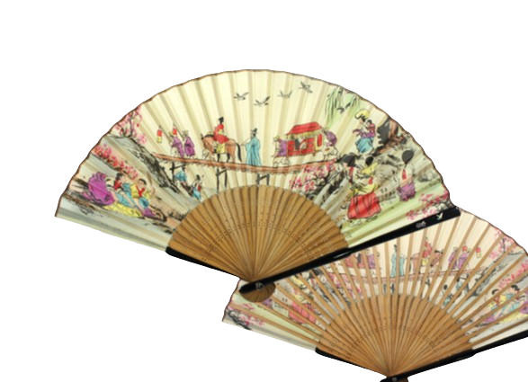 Korean traditional mother of pearl traditional fan (Marriage 결혼)
