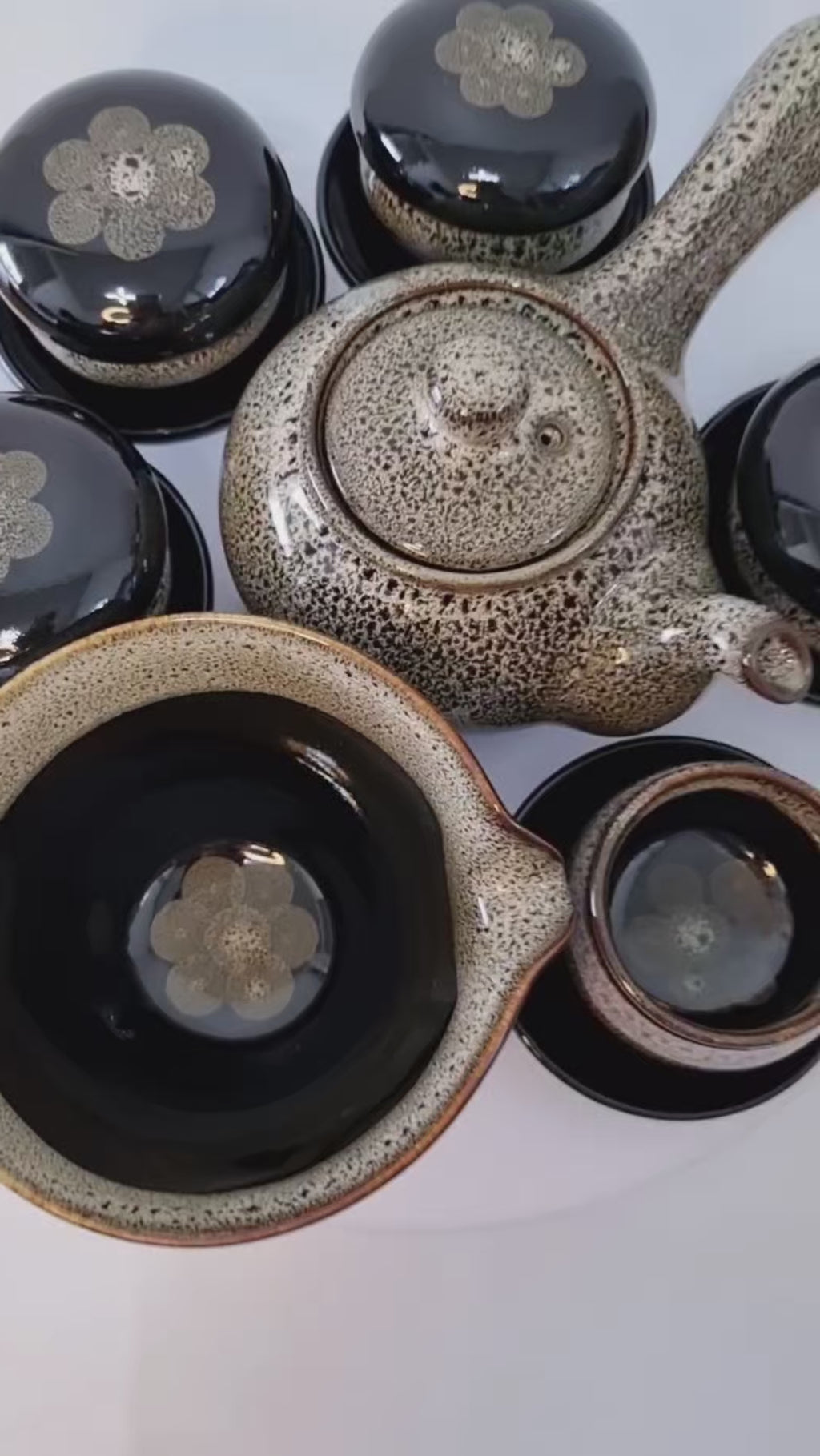 Korean lotus traditional tea set (for 5 people)
