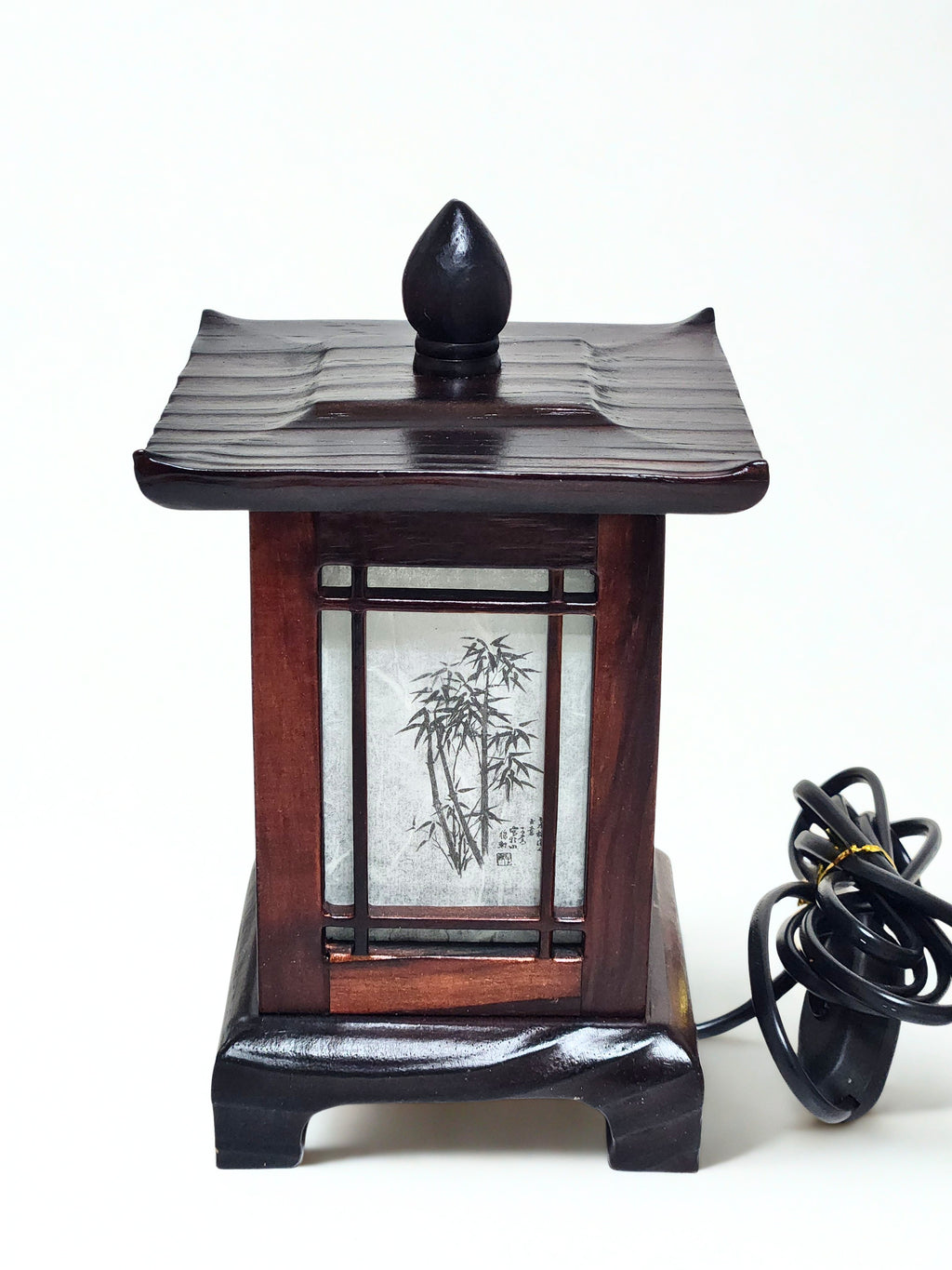 Korean traditional crafts Four Gracious Plants Hanji lantern Antique mood lamp Mood light 2type