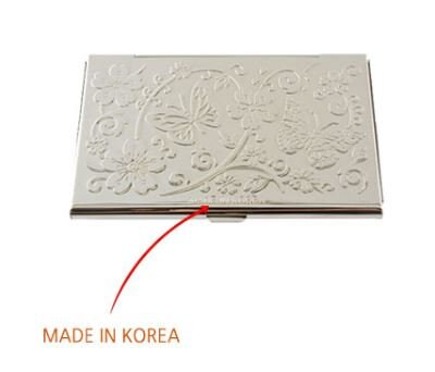 Najeon Lacquer Business Card Case Lotus Mother of pearl Business Card Case