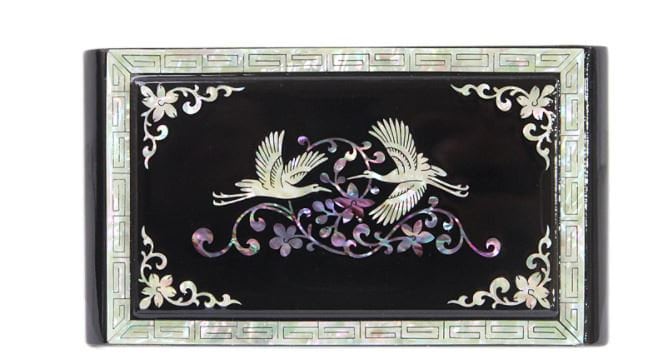 High-grade najeon flower arabesque lassical scholar box jewelry box & versatile box