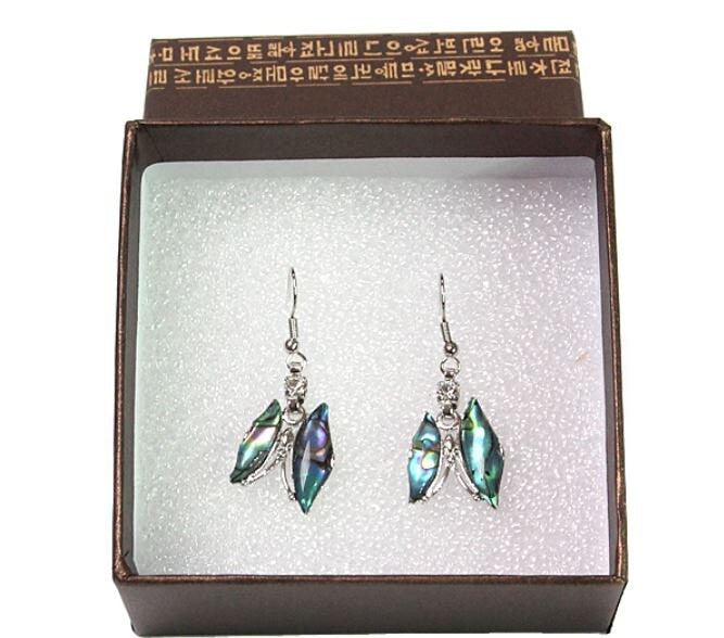 Premium Najeon, Mother Of Pearl Butterfly Earrings