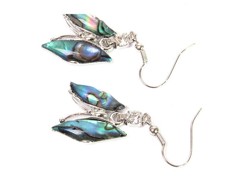 Premium Najeon, Mother Of Pearl Butterfly Earrings