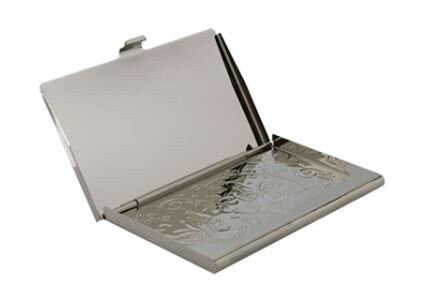 Najeon Lacquer Business Card Case Lotus Mother of pearl Business Card Case