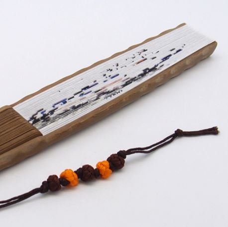 Korean traditional painting hand hanji fan 4 types