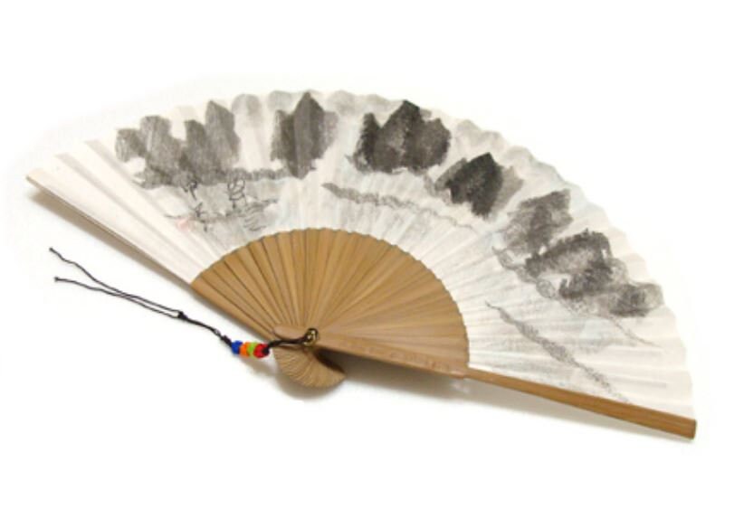Korea Ojuksun Landscape fan portable fan 2 types