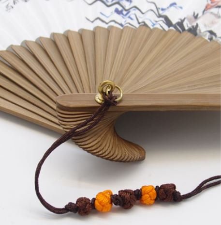 Korean traditional painting hand hanji fan 4 types