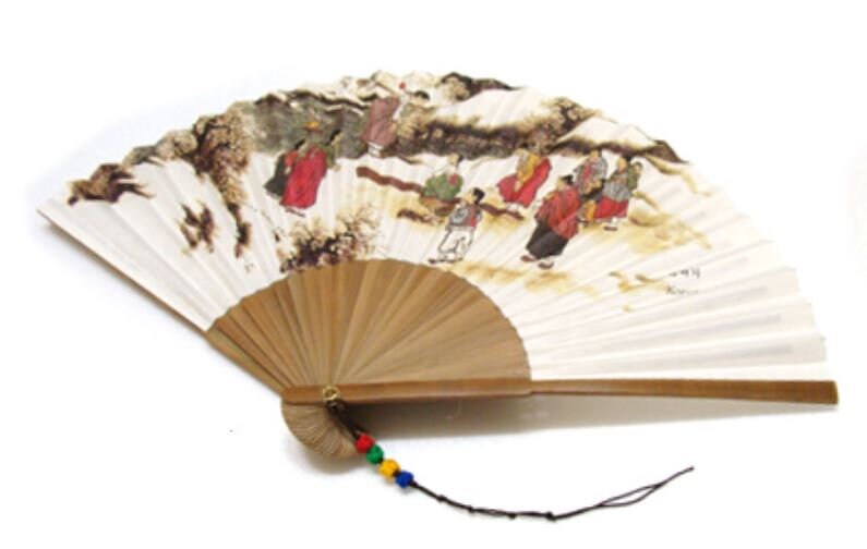 Korea Ojuksun Landscape fan portable fan 2 types