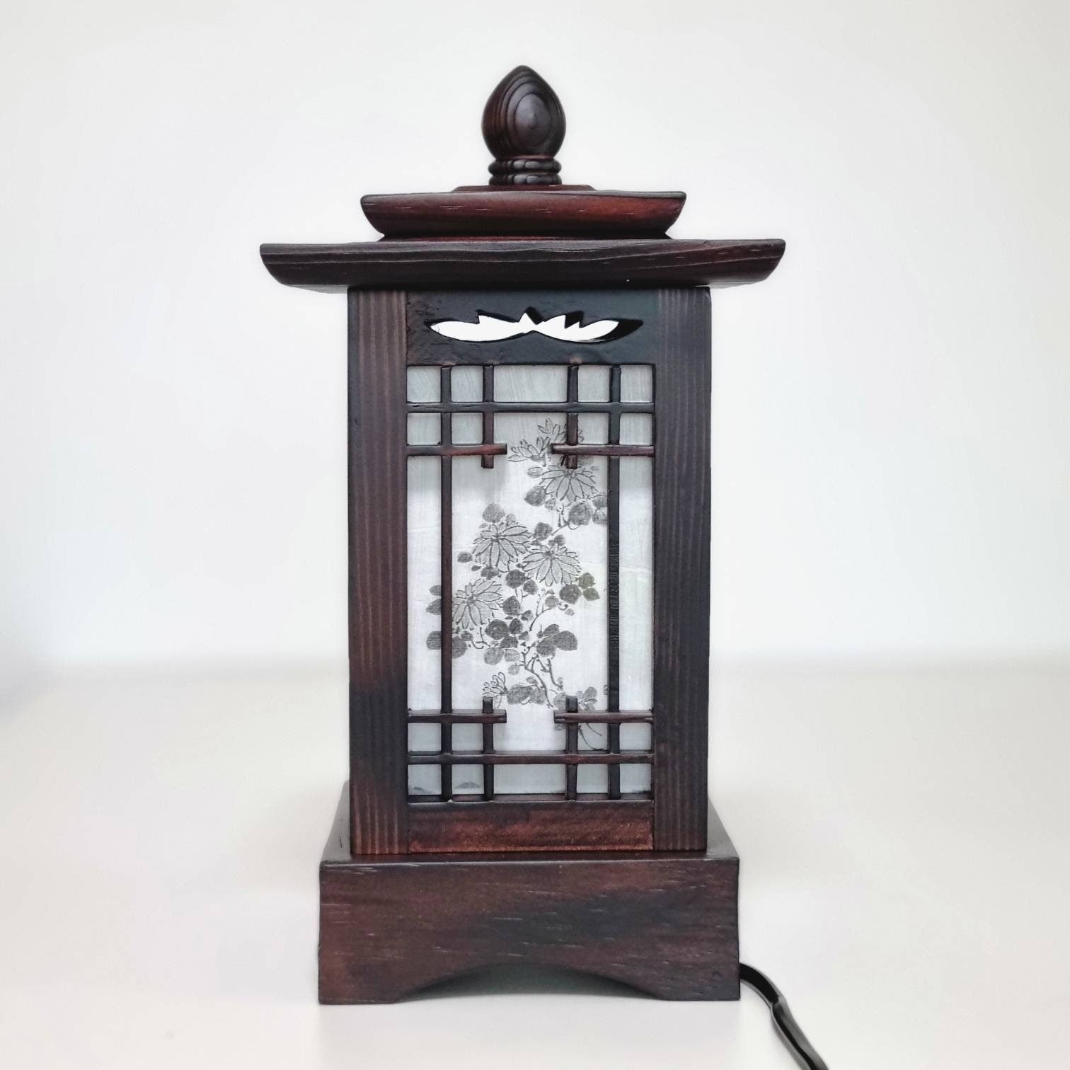 Korean traditional crafts Four Gracious Plants Hanji lantern Antique mood lamp Mood light 2type