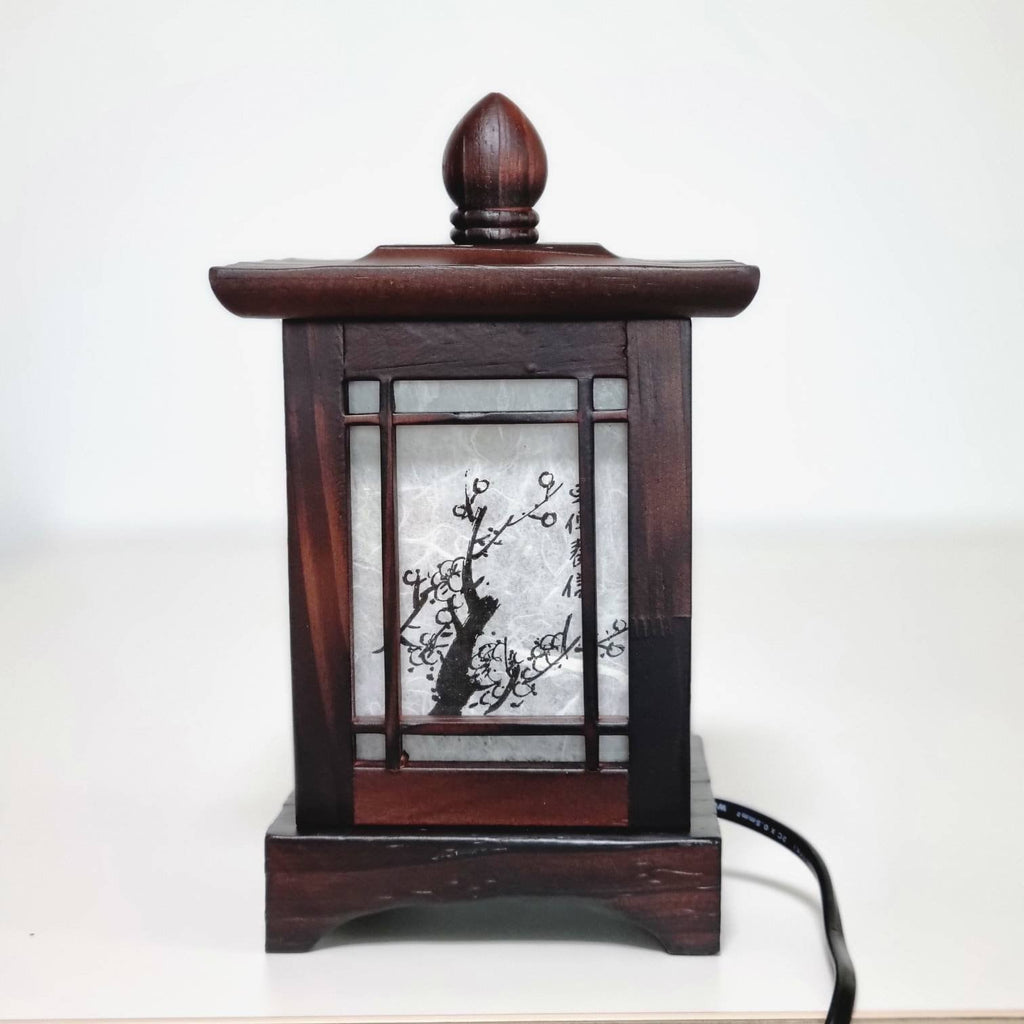 Korean traditional crafts Four Gracious Plants Hanji lantern Antique mood lamp Mood light 2type