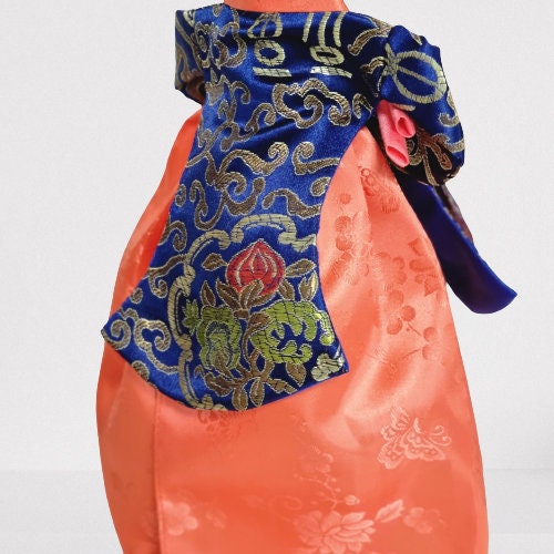 Korean hanbok wine bottle cover KING & QUEEN