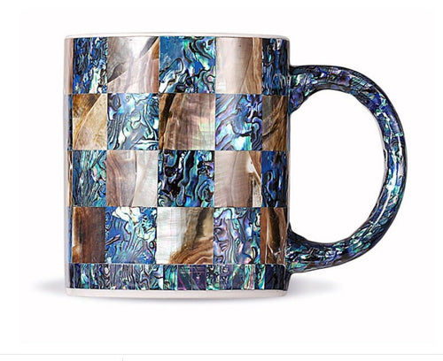 Fancy mother of pearl cup