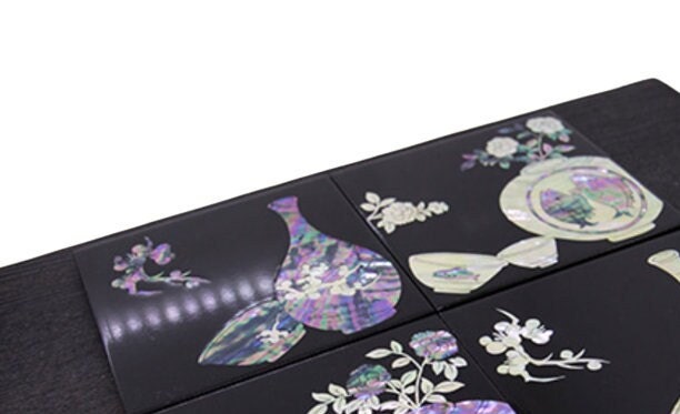 Korean mother of pearl coaster(2pieces)