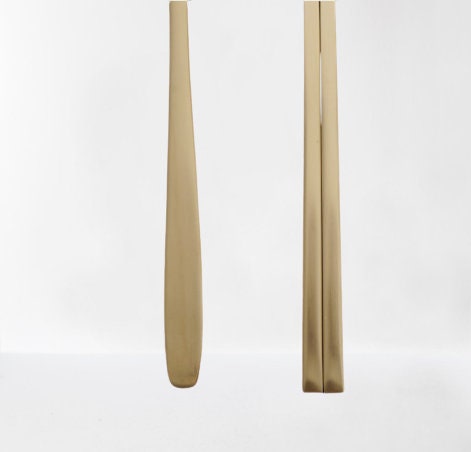 Korean brassware round spoon&chopstick set