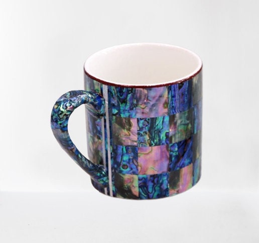 Fancy mother of pearl cup