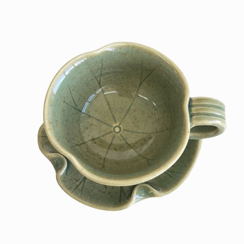 Korean ash green espresso coffee & tea cup