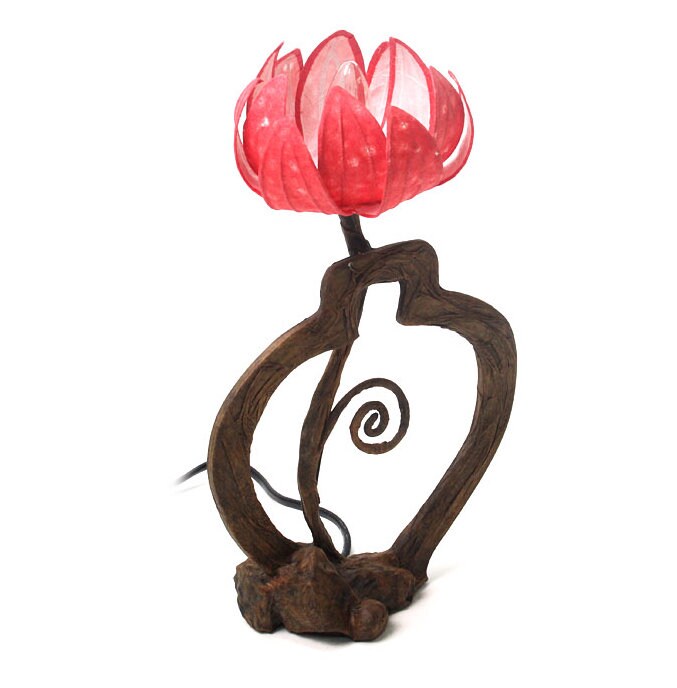 Korean traditional crafts flower shaped hanji lantern antique mood lamp Mood light